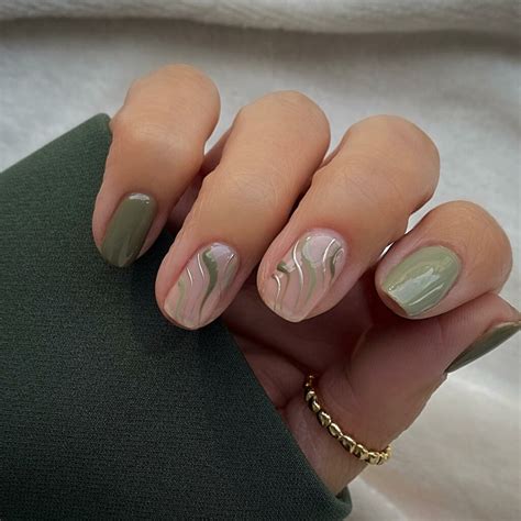 sage green nails ideas|trendy sage green nails.